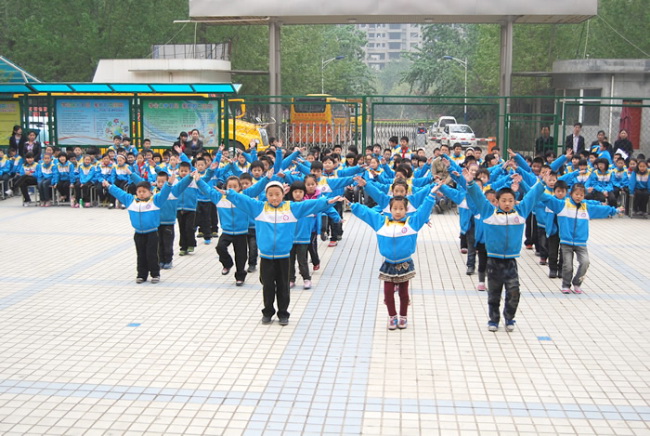 洛陽東方外國語學(xué)校小學(xué)部廣播操比賽